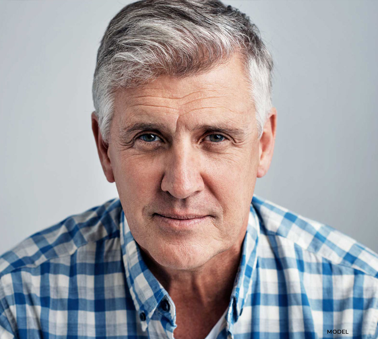 stock image of male model with formal shirt