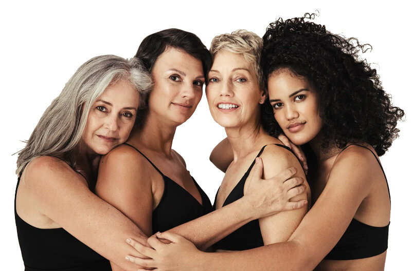stock image of group of models