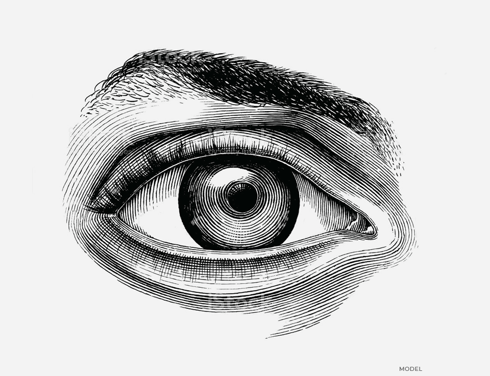 stock image of eye diagram