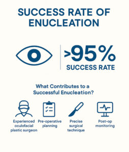 Infographic on Enucleation